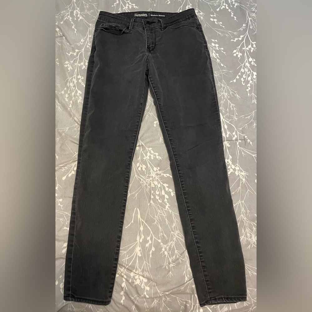 Black Levi Modern Skinny Jeans